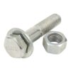 Zinc Electroplating Silver Nut & Bolts