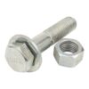 Zinc Electroplating Silver Nut & Bolts
