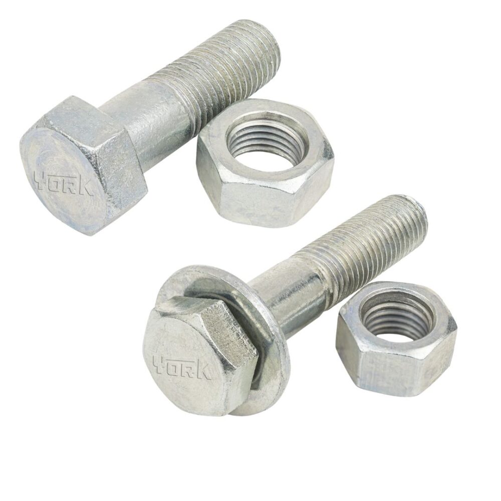 Zinc Electroplating Silver Nut & Bolts